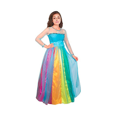 Costume Carnevale Barbie Principessa Arcobaleno Originale