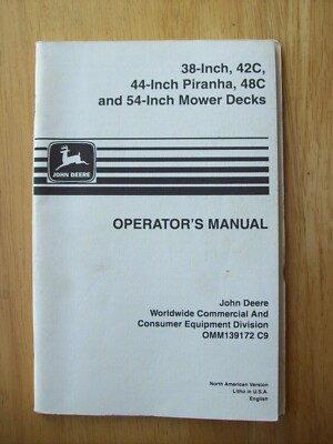 John Deere Mower Deck 48c Manual John Deere Mower Deck 48c Manual