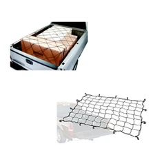 72" x 96" Elastic Bungee Cargo Net 6x8 ft Truck & Trailer Bed Netting with Hooks