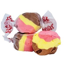 GOURMET BANANA SPLIT Salt Water Taffy Candy TAFFY TOWN 1/4LB to 10LB SHIPS FREE