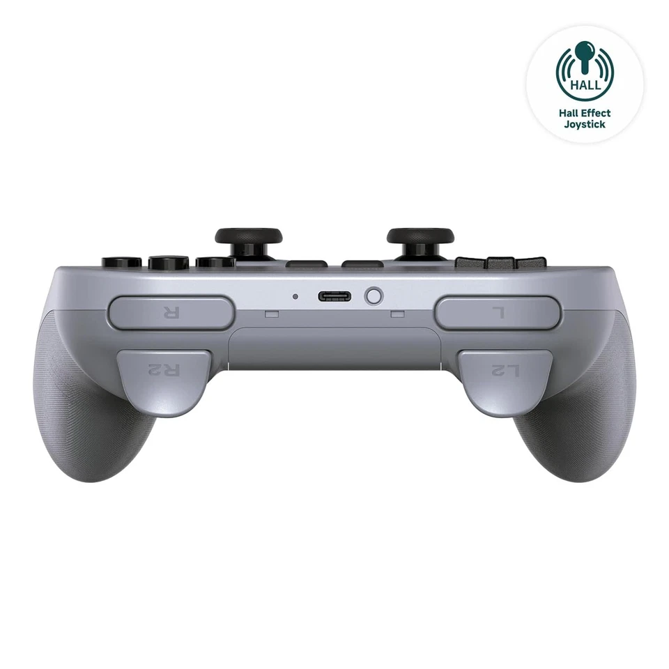 8BitDo Pro 2 Bluetooth GamePad Controller - Hall Edition/ Gray - Image 2 of 4