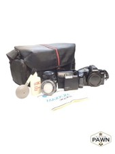 Minolta Maxxum 3000i 35mm SLR Film Camera And Accessories FVS032584 