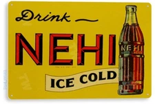 TIN SIGN Nehi Retro Cola Soda Sign Shop Kitchen Cottage Bar A133