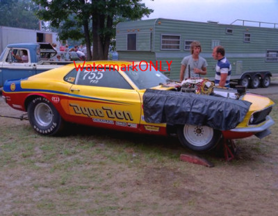 ''Dyno Don'' Nicholson 1970 Ford Mustang Pro Stocker PHOTO! #(67b)