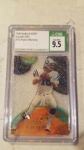 1998 Skybox E-X2001 Star Date 2001 #15 Peyton Manning RC Rookie HOF BGS 9.5