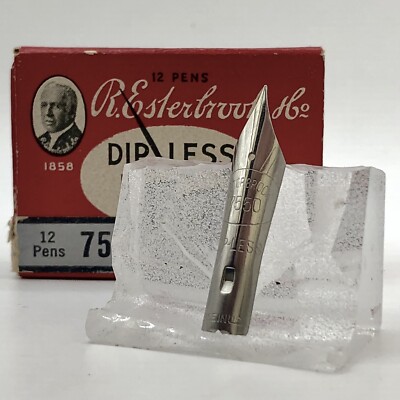 Esterbrook Dip Less 7550 Fountain Pen Nib - Extra Fine Pellet Osmiridium Tipped 