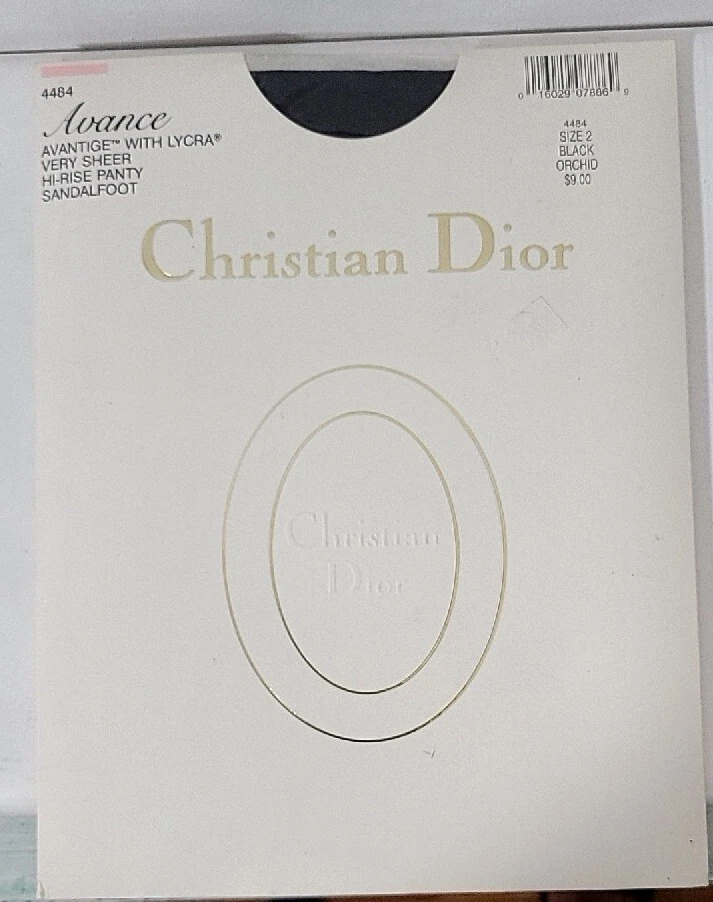 CHRISTIAN DIOR AVANCE VERY SHEER HI RISE PANTY SANDALFOOT