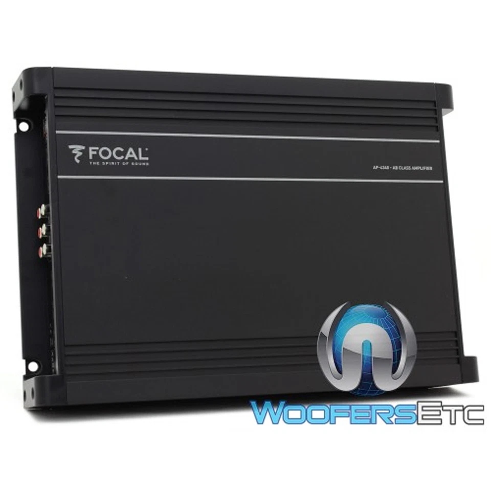 FOCAL AP4340 CAR 4-CHANNEL 380W RMS CLASS A/B COMPONENT SPEAKERS AMPLIFIER NEW - Image 2 of 4