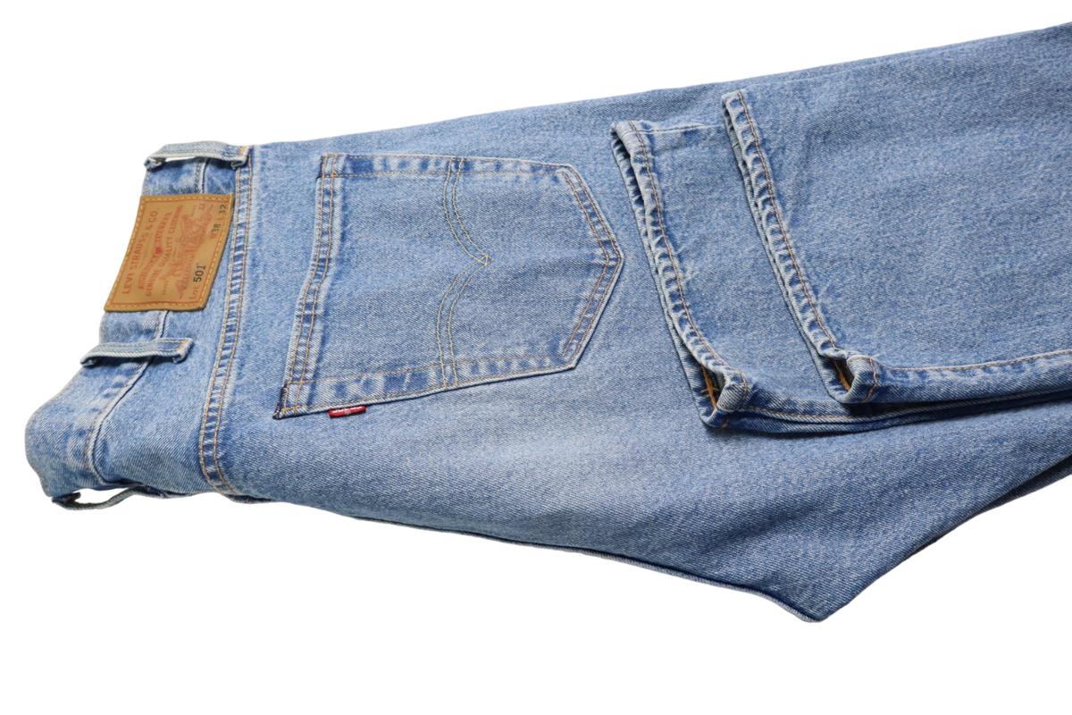 LEVI's 501 Premium Big E Jeans Men's W38/L32 Straight Leg LEVI's 501 Premium Big E Jeans Men's W38/L32 Straight Leg