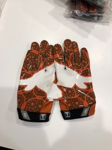 college football team issued gloves