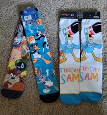 Character Socks, Lot Of 3, New