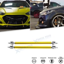 Set Aggressive Gold Racing Style Front Bumper Strut Rod Tie For Hyundai Genesis