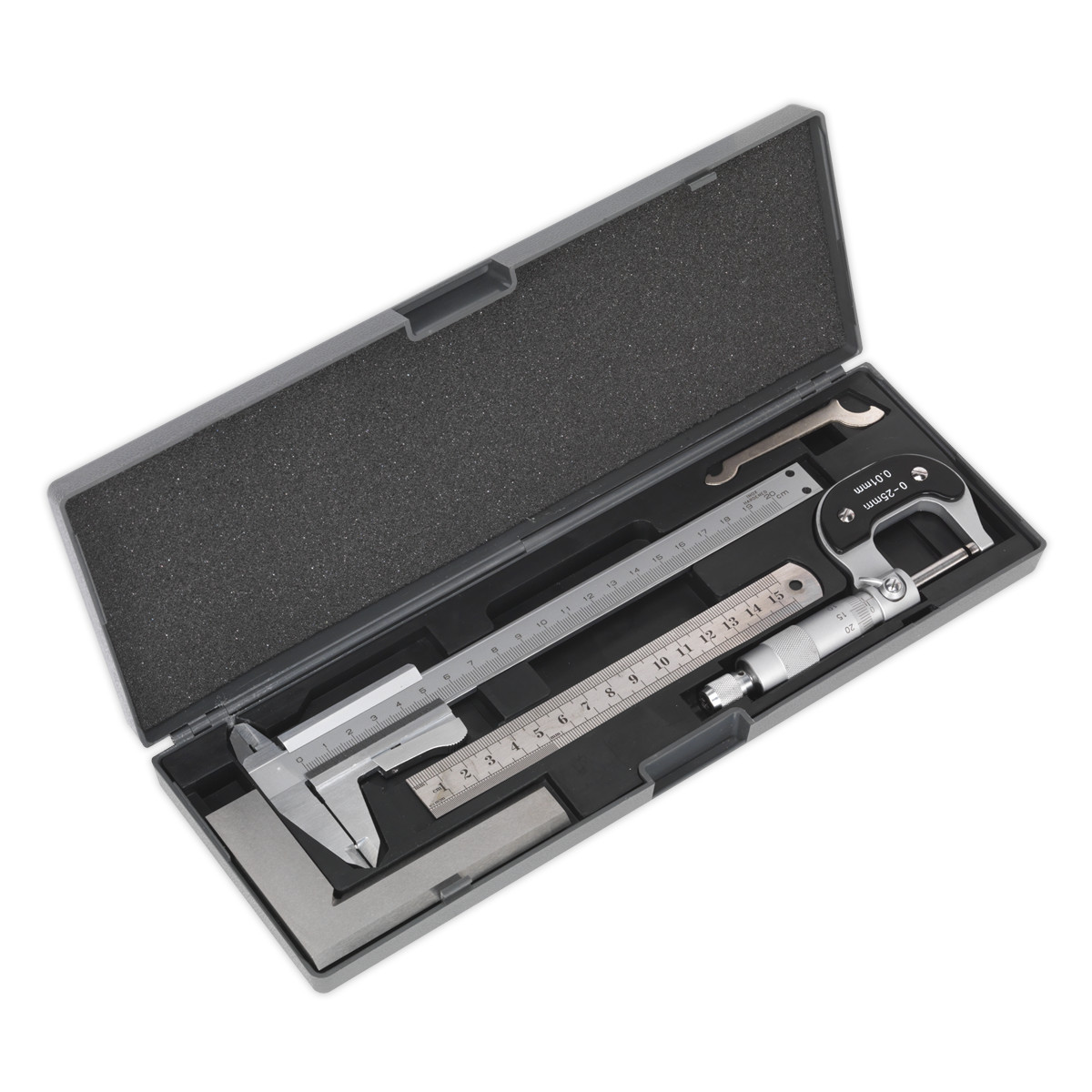 Sealey Measuring Tool Set 4pc Garage Workshop DIY