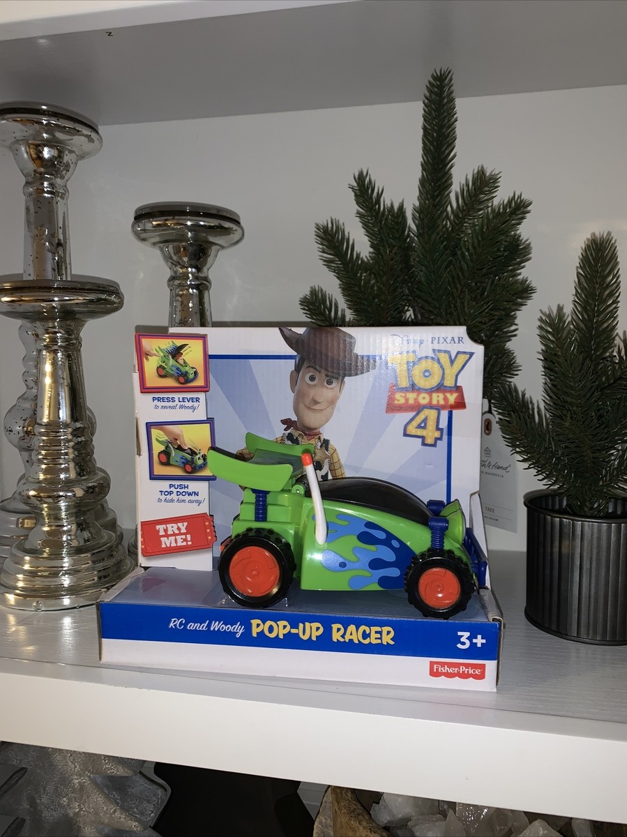 Fisher-Price Disney Pixar Toy Story RC and Woody Pop-Up Racer