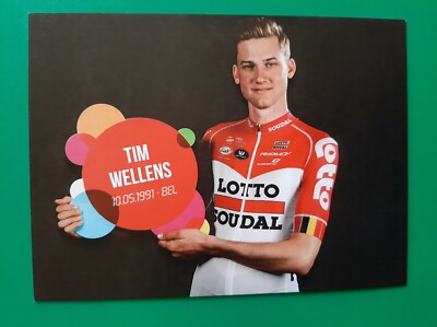 CYCLING cycling card TIM WELLENS team SOUDAL LOT 2018