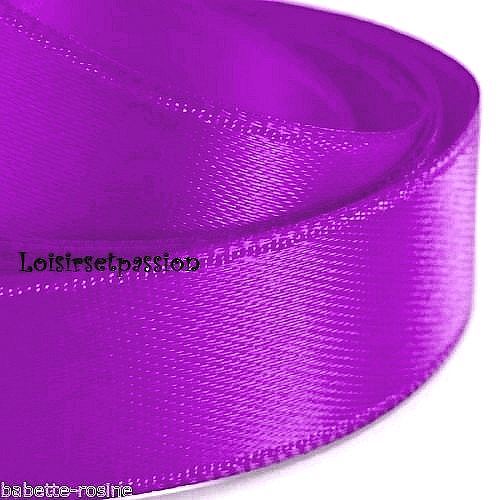 ROULEAU 10 mètres RUBAN SATIN UNI 6 mm - Nombreux Coloris - Scrapbooking Bijoux - Photo 41 sur 84