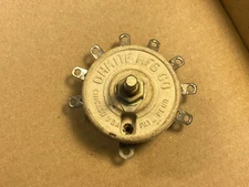 NOS Vintage Ohmite Model J Power Tap Switch 8 Position 