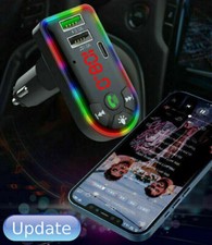 Car Bluetooth 5.0 MP3 Player FM Transmitter Radio 3.1A Fast Charger Adapter Lots