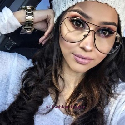 large aviator eyeglasses