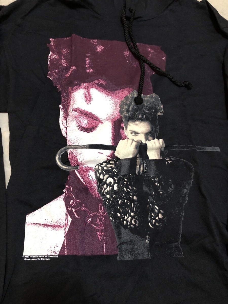 Rare vintage 1993 Prince Licensed By Brockum Hoodie t shirt UK