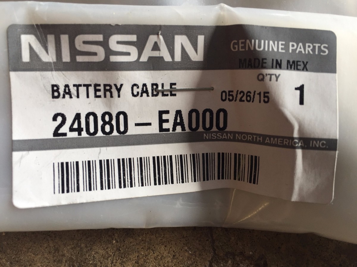 OEM NISSAN NEGATIVE BATTERY CABLE - GROUND CABLE FRONTIER 2005