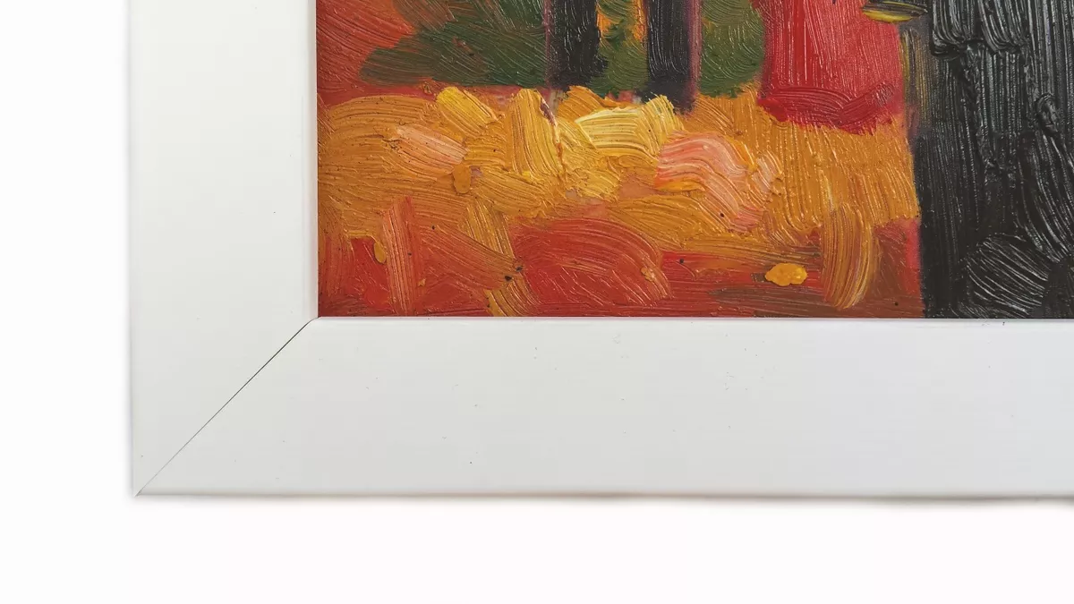 Dipinto Olio su Tela con Cornice - 25x30 cm - Scena Classica - Quadro Donna