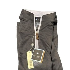 Tailorbyrd Long Sleeve 1/4 Zip Shirt - Navy/Light Blue