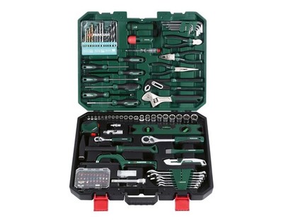 Parkside Werkzeugkoffer 122-Teilig in stabilem Koffer ca. L47 x B37 x H10 cm