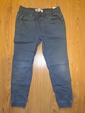 Levis Jogger Pants Kids Unisex Small 8-10 Years Gray
