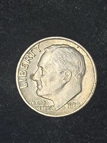 1973-P Roosevelt Dime — photo from the most recent tracked eBay sale