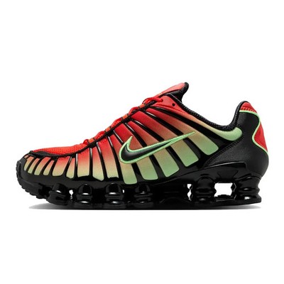 Nike Shox TL Light Crimson Black Green Strike Sneaker AV3595-601
