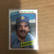 1980 Topps Baseball #613 Randy Stein - Seattle Mariners See Photos 