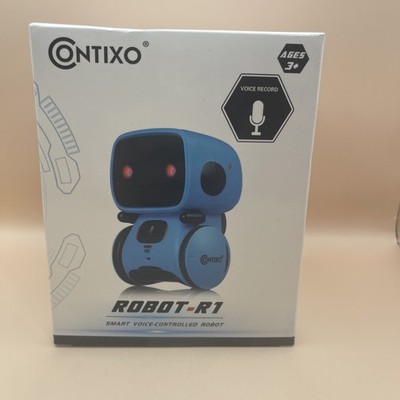 Contixo Voice Control Learning Educational Robot Toy Talking Singing Dancing Blu