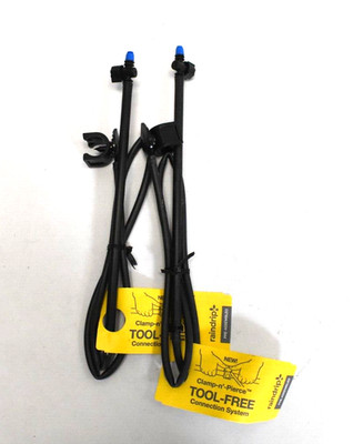 Raindrip 172CPUB Black 6.5 GPH Drip Irrigation Stream Spray Bubbler 2 W in. 2Pk