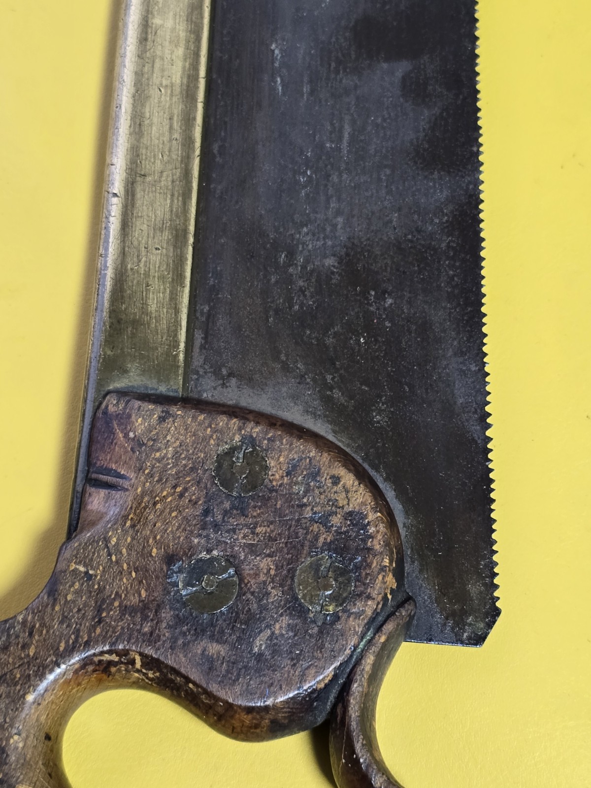 Rare Constantine Bros 14" Brass Back Saw Made In Sheffield