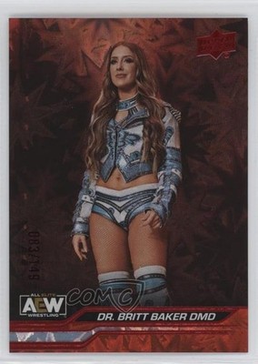 2024 Upper Deck AEW All Elite Wrestling Dynamite /149 Britt Baker Dr DMD #26 1u6