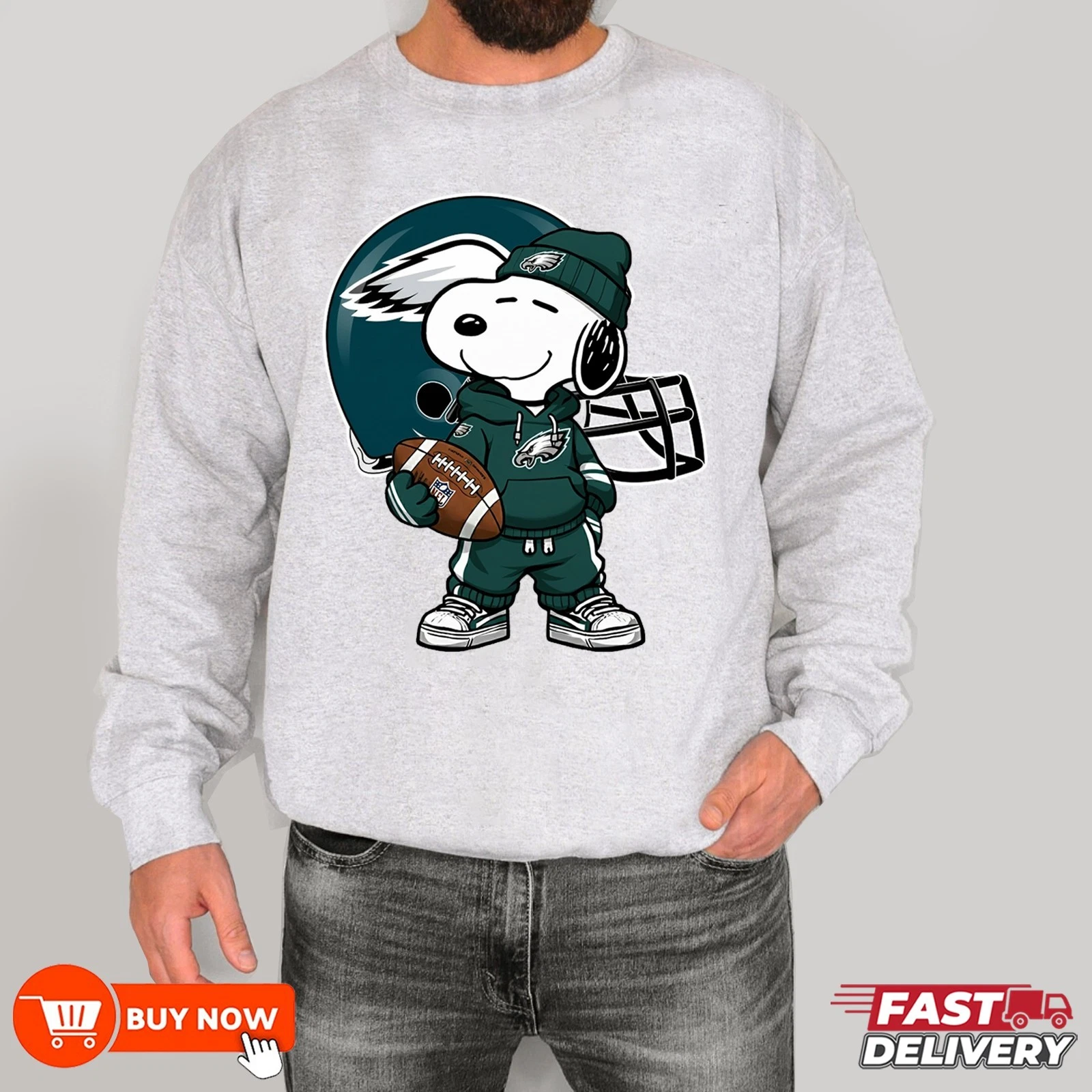 Philadelphia Eagles Football Sweatshirt
