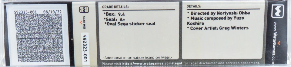 Sega Mega Drive *Streets of Rage* Neu / New WATA 9.4 A+ - Bild 4 von 4