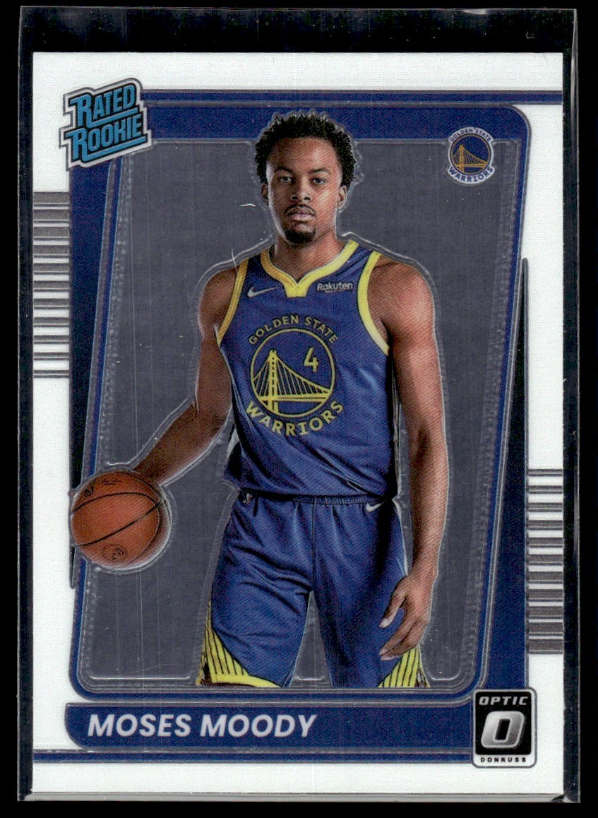 2021-22 Donruss Optic Rated Rookie Moses Moody Rookie Golden State Warriors #184