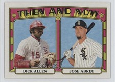 2021 Topps Heritage Then & Now Jose Abreu Dick Allen #TN-12 HOF 14dq