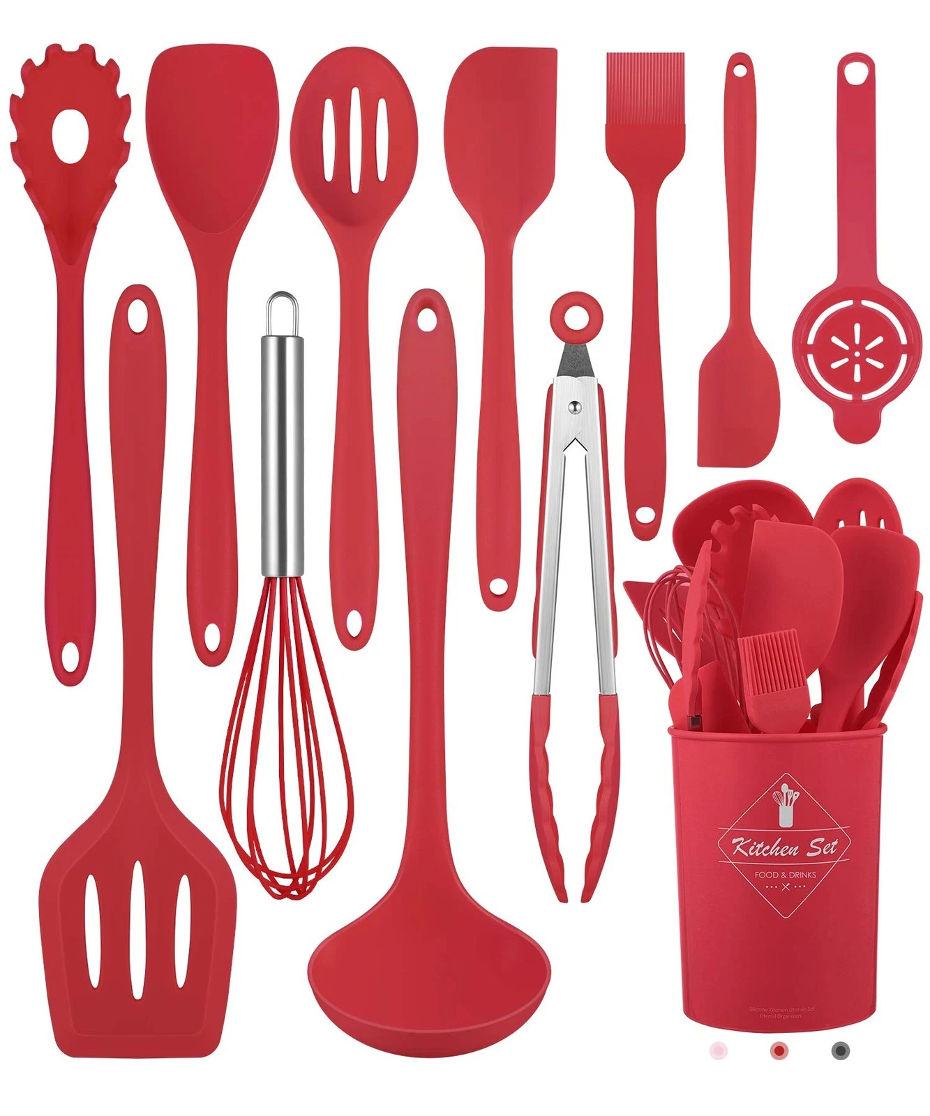 Kitchen Utensils Set-12 Pieces Silicone Cooking Utensils Set (Dishwasher Safe...
Opens in a new wind