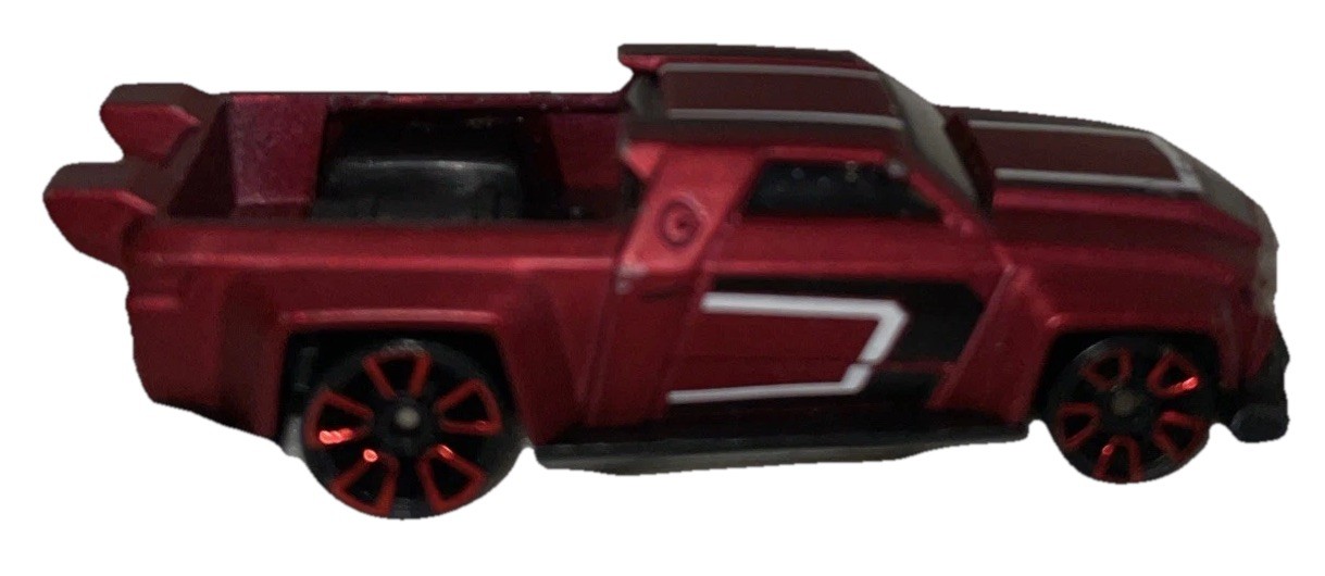 Hot Wheels 2017 Solid Muscle loose diecast car Dark Red