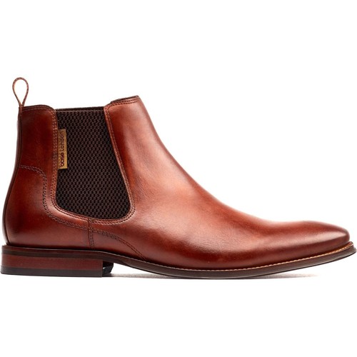 Base London Sikes Tan Leather Male Mens Boots - Picture 3 of 4