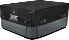 1000N Tearing Strength Hot Tub Cover Protector 83 X 62 Inch Fits 82 X 60, 81 X 6