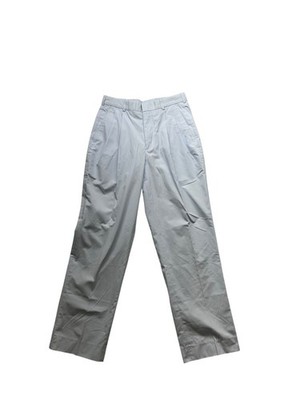 Lands End Pleated Light Blue Pants Size 30 Cotton Blend #175A