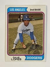 1974 Topps - Davey Lopes #112 Los Angeles Dodgers