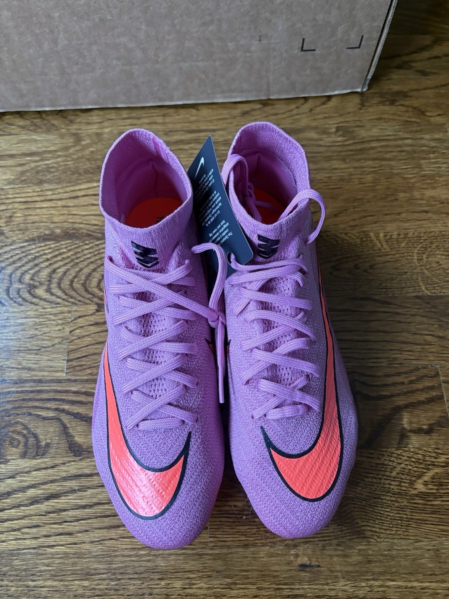 Nike ZM Superfly 10 Elite FG magic flamingo/black US size 6.5 unisex (purple) Nike Zoom Superfly 10 Elite FG Magic Flamingo Black Cleats  main image 3