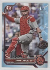 2022 Bowman Draft Sky Blue 204/499 Jimmy Crooks III #BD-178 1j7t