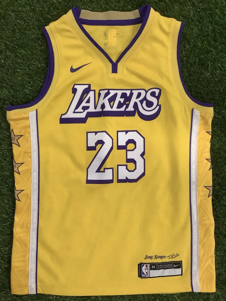 Футболка Lebron James Lakers Nike City Edition серии Shaq Lore молодежная M + шорты  - Изображение 2 из 4