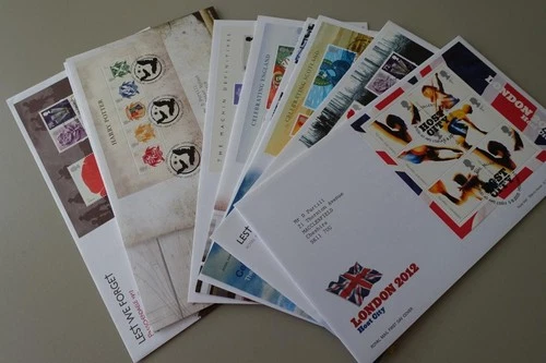 *** GB Fine Collection of 10 Different MINIATURE SHEET First Day Covers FDCs